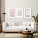 3 Piece Blush Pink Matisse Wall Art Set by Wall Art Set