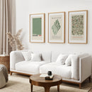 Yayoi Kusama Sage Green Print Set of 3 by Wall Art Set