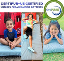 Matrix Air-Cell Memory Foam Camping Mattress by Hazli Collection