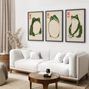 Japanese Matsumoto Hoji Frog Wall Art Print Set by Wall Art Set