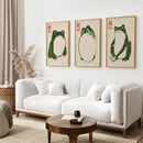 Japanese Matsumoto Hoji Frog Wall Art Print Set by Wall Art Set