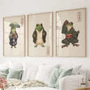 Matsumoto Hoji Frog Wall Art Prints Decor Set by Wall Art Set