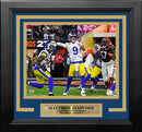 Matthew Stafford Game-Winning Touchdown Super Bowl LVI Los Angeles Rams 8x10 Framed Football Photo by Dynasty Sports & Framing