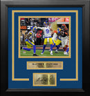 Matthew Stafford Game-Winning TD Super Bowl LVI LA Rams 8x10 Framed Photo with Engraved Autograph by Dynasty Sports & Framing