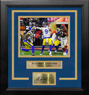 Matthew Stafford Game-Winning TD Super Bowl LVI LA Rams 8x10 Framed Photo with Engraved Autograph by Dynasty Sports & Framing