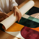 “Modern Balance” – Bold Mid-Century Abstract Geometric Print