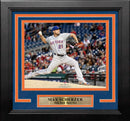 Max Scherzer in Action New York Mets 8" x 10" Framed Baseball Photo by Dynasty Sports & Framing
