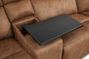 MaxView Media Mocha 6-Piece Power Reclining Sectional with Immersive Sound System by Ornate Furniture