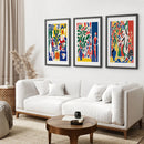 Modern Colorful Floral Matisse Wall Art Set by Wall Art Set
