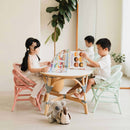 Maya Kids Chair - Peach Pink (Bundle of 2) by MOMIJI US LLC
