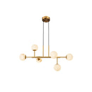 Alabaster Maytoni Uva Brass Chandelier