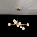 Alabaster Maytoni Uva Brass Chandelier