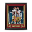 Christian McCaffrey & Deebo Samuel San Francisco 49ers Autographed 16" x 20" Framed Football Photo by Dynasty Sports & Framing