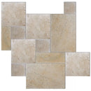 Meandros Walnut Travertine Pattern Pavers