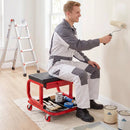 Mechanic Rolling Stool with Tool Trays and Magnetic Drawer by LJGDeals