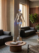 Mechanical Technology Goddess Sculpture Floor Lamp
