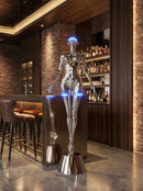 Mechanical Technology Goddess Sculpture Floor Lamp