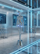 Mechanical Technology Goddess Sculpture Floor Lamp