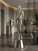 Mechanical Technology Goddess Sculpture Floor Lamp