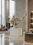 Mechanical Technology Goddess Sculpture Floor Lamp