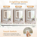 Medicine Cabinet with Mirror and 3 Color LED Lights Recessed or Wall Mounted by DirectDeals