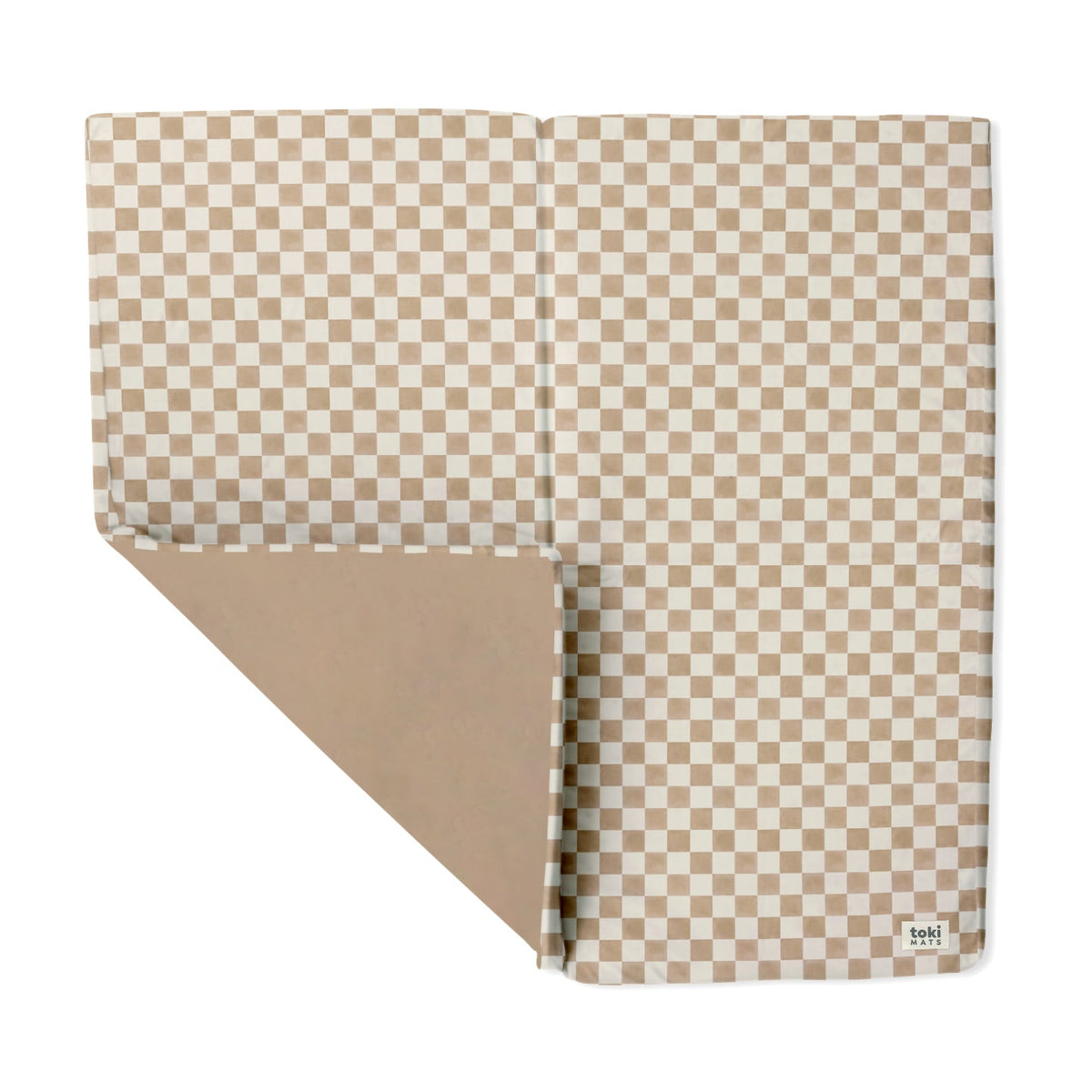 Checker Toffee Organic Cotton Mat, photo 7 of 18