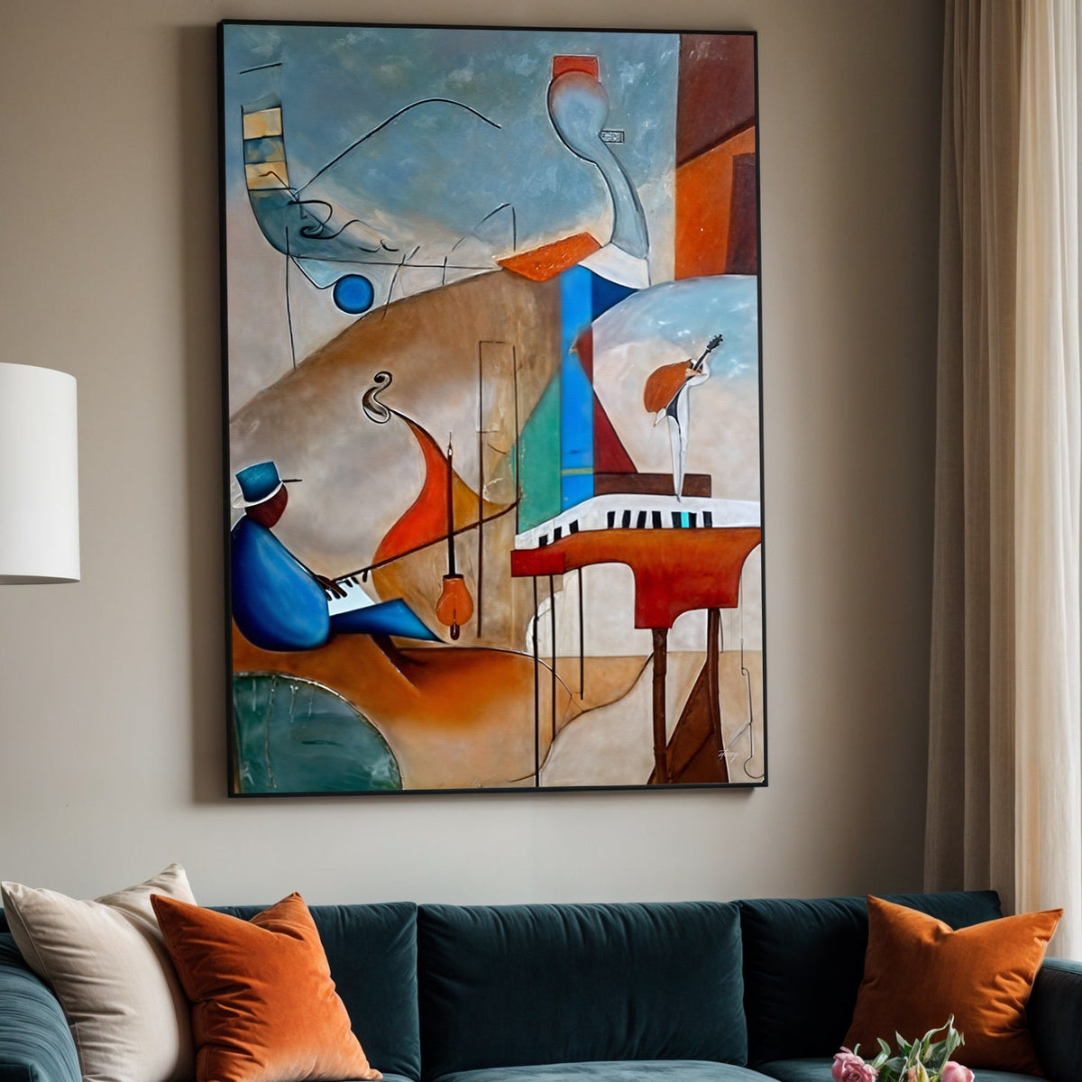 Canvas Print: "Melodic Abstraction", photo 4 of 6