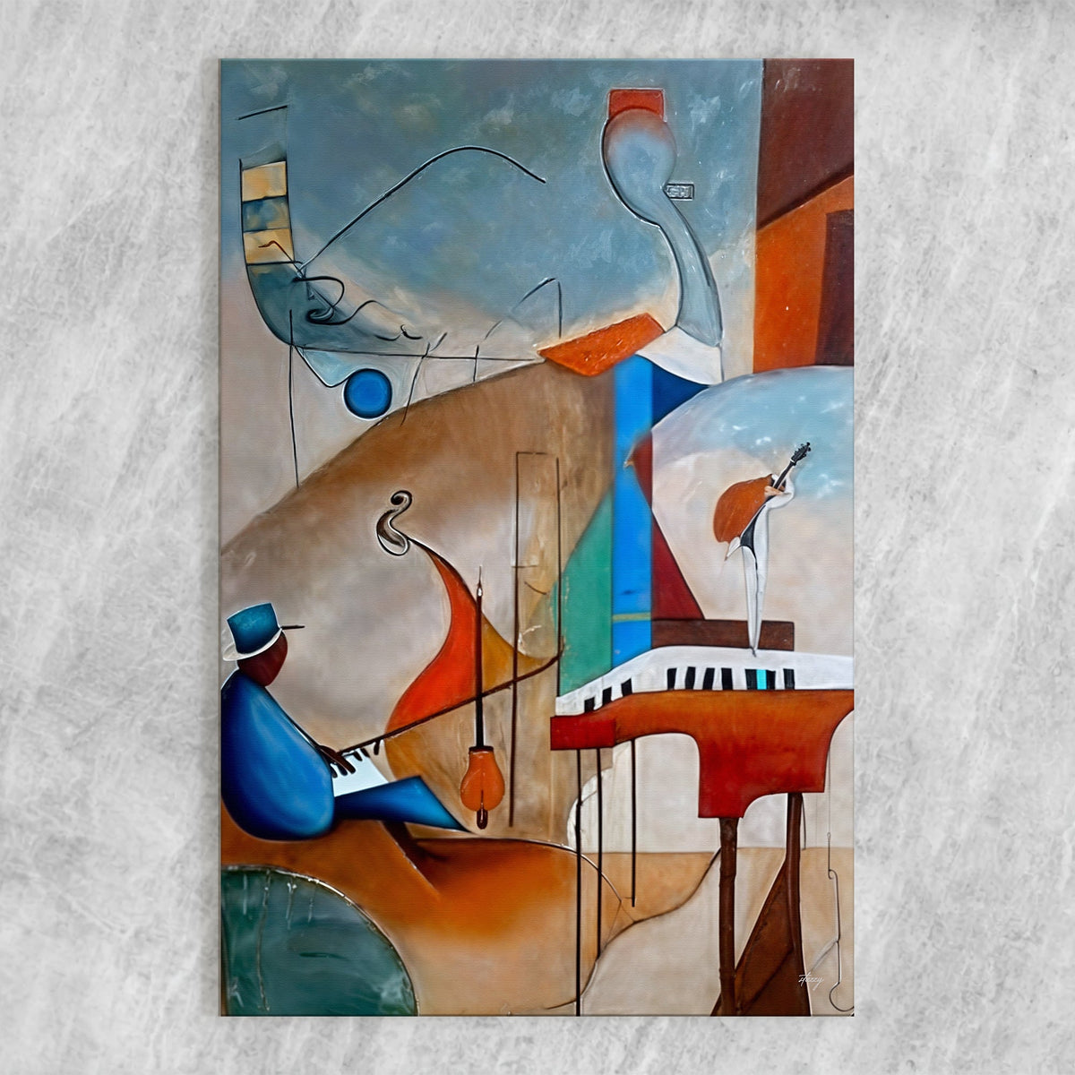 Canvas Print: "Melodic Abstraction", photo 5 of 6