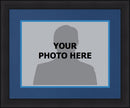 NBA Basketball Photo Picture Frame Kit - Memphis Grizzlies (Navy Matting, Blue Trim) by Dynasty Sports & Framing