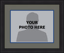 MLB Baseball Photo Picture Frame Kit - Toronto Blue Jays (Gray Matting, Blue Trim) by Dynasty Sports & Framing