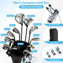Men's Complete Golf Clubs and Bag Set-White by LJGDeals