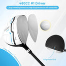 Men's Complete Golf Clubs and Bag Set-White by LJGDeals