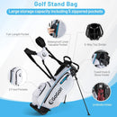 Men's Complete Golf Clubs and Bag Set-White by LJGDeals