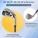 Men's Complete Golf Clubs and Bag Set Right Handed-Yellow by LJGDeals