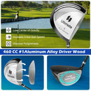 Men's 9 Pieces Complete Golf Club Set by LJGDeals