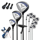 Mens LeftHanded Complete Golf Clubs and Bag Set Portable Lightweight Golf Stand Bag by LJGDeals