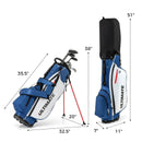 Mens LeftHanded Complete Golf Clubs and Bag Set Portable Lightweight Golf Stand Bag by LJGDeals