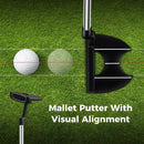 Mens LeftHanded Complete Golf Clubs and Bag Set Portable Lightweight Golf Stand Bag by DirectDeals