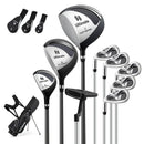 Mens LeftHanded Complete Golf Clubs and Bag Set Portable Lightweight Golf Stand Bag by DirectDeals