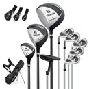 Mens LeftHanded Complete Golf Clubs and Bag Set Portable Lightweight Golf Stand Bag by LJGDeals