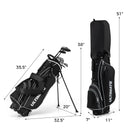 Mens LeftHanded Complete Golf Clubs and Bag Set Portable Lightweight Golf Stand Bag by LJGDeals