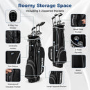 Mens LeftHanded Complete Golf Clubs and Bag Set Portable Lightweight Golf Stand Bag by LJGDeals