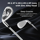 Mens LeftHanded Complete Golf Clubs and Bag Set Portable Lightweight Golf Stand Bag by LJGDeals