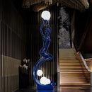 Mermaid Art Sculpture Floor Lamp