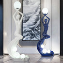 Mermaid Art Sculpture Floor Lamp