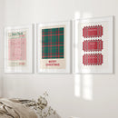 Christmas Wall Art Set. Guest Check, Santa Tickets by Wall Art Set
