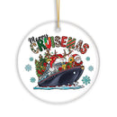 Merry Cruisemas Cruise Ship Theme Christmas Ornament
