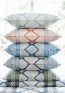 Austin Pillow Cover in Navy Blue, Thibaut Pillows