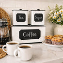 Customizable Metal Kitchen Canisters, Set of Three by Decor Steals