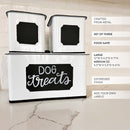 Customizable Metal Kitchen Canisters, Set of Three by Decor Steals